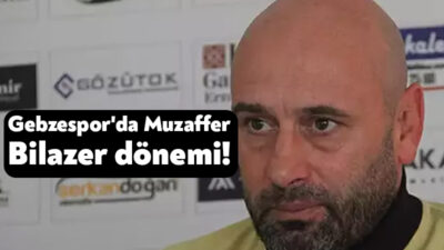 TFF 2. Lig Kırmızı Grup'ta mücadele eden Gebzespor'da, Cihan Erdil'den