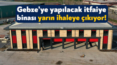 Kocaeli Büyükşehir Belediyesi, Gebze’ye 1.892 metrekarelik itfaiye müfreze binası inşa