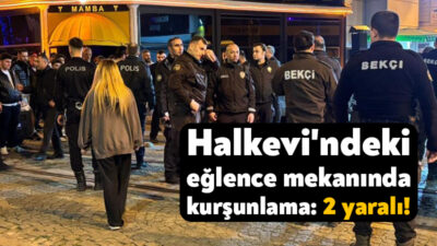 Kocaeli’nin İzmit ilçesinde alkollü eğlence mekanında çıkan ve caddeye taşan