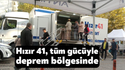 Kocaeli Büyükşehir Belediyesi, Balıkesir’in Sındırgı ilçesinde meydana gelen 6,1 büyüklüğündeki