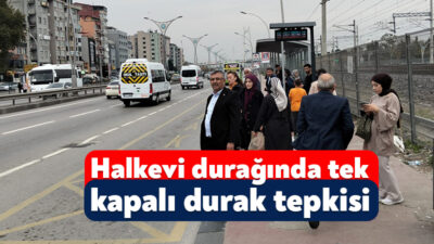 Kocaeli’nin en yoğun yolcu noktalarından biri olan İzmit Halkevi durağında