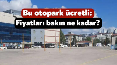 İzmit’te Arasta Park AVM’nin yanında yer alan otopark ücretli oldu.