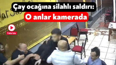 Kocaeli'nin İzmit ilçesinde çay ocağında silahlı saldırıya uğrayan bir kişi
