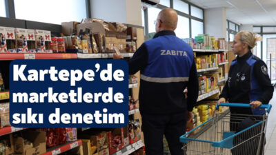 Kartepe Belediyesi Zabıta Müdürlüğü ekipleri, vatandaşların sağlıklı, güvenli ve kaliteli