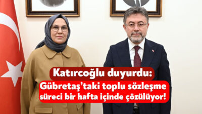 Kocaeli’deki Gübretaş Fabrikası’nda görev yapan işçiler, toplu sözleşme görüşmelerinin sonuçsuz