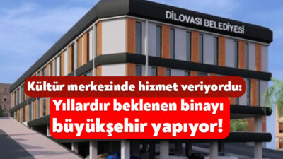 Dilovası’nın kuruluşundan beri hizmet veren belediye binası Hamza Şayir döneminde