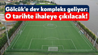Kocaeli Büyükşehir Belediyesi, Gölcük’e 14 bin 200 metrekarelik spor kompleksi