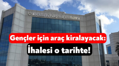 Kocaeli Büyükşehir Belediyesi, Gençlik ve Spor Daire Başkanlığı’nın etkinliklerinde kullanmak