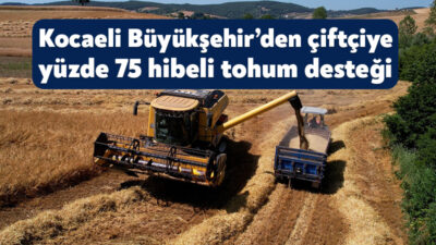 Kocaeli Büyükşehir Belediyesi, tarım ve hayvancılığı desteklemek amacıyla bu yıl