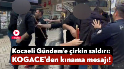 Kocaeli Gündem’in haber koordinatörü Hakan Süer ve Genel Yayın Yönetmeni