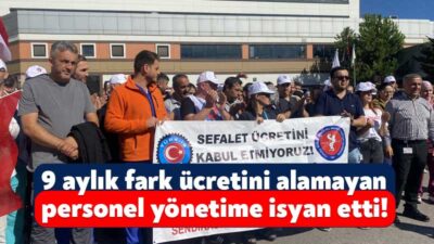 Kocaeli Üniversitesi Eğitim ve Araştırma Hastanesi’nde görevli olan sağlık emekçileri