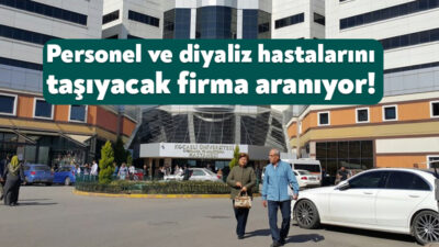 Kocaeli Üniversitesi 2026 yılında personel ve diyaliz hastalarının taşınma işi