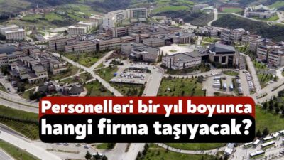 Kocaeli Üniversitesi bünyesinde görev yapan personellerin taşıma işi için ihaleye