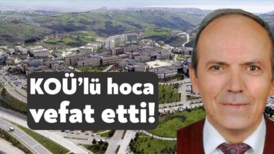 Kocaeli Üniversitesi Mühendislik Fakültesi’nde görev yapan Doç. Dr. Hasbi İsmailoğlu