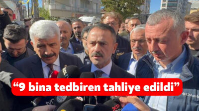 Kocaeli Valisi İlhami Aktaş, Gebze'de çöken binanın enkazından bir
