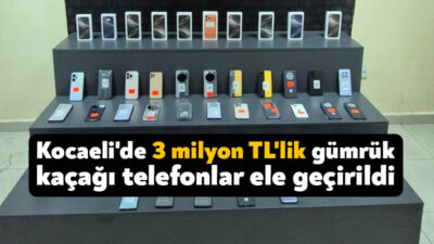 Kocaeli'nin Dilovası ilçesinde iş yerinde yapılan operasyonda piyasa değeri yaklaşık