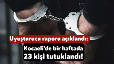 Kocaeli’de emniyet ve jandarma ekiplerinin uyuşturucuya yönelik çalışmaları kapsamında bir
