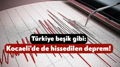 Tekirdağ’ın Marmaraereğlisi ilçesinde bugün deprem meydana geldi. Kocaeli’de de hissedilen