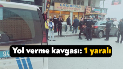 Kocaeli’nin Körfez ilçesinde yol verme ve park meselesi yüzünden çıkan
