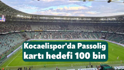 Kocaelispor, Passolig sahibi taraftar ve kombine satış hedefine yaklaştı. 90