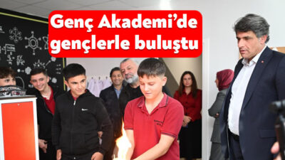 Kartepe Belediye Başkanı Av. M. Mustafa Kocaman, Kartepe Genç Akademi’de
