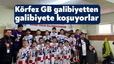 Körfez Gençlerbirliği Spor Kulübü’nün futbol takımları katıldıkları yaş grupları liglerinde