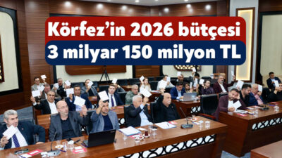 Körfez Belediyesi ekim ayı meclis toplantısının ikinci oturumunda 2026 yılı