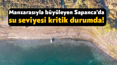 Kocaeli ve Sakarya'nın içme suyu ihtiyacını karşılayan Sapanca Gölü'nün