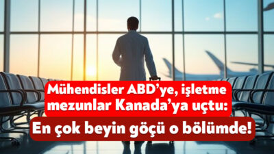 TÜİK, 2024 yılı beyin göçü istatistiklerini yayınladı. Buna göre, mühendislik