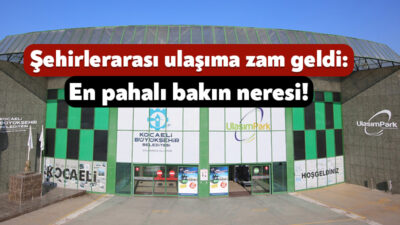 Kocaeli Büyükşehir Belediyesi, ekim ayı şehirlerarası ulaştım tarifelerini açıkladı. Birçok