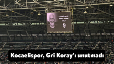 Kocaelispor, Trendyol Süper Lig’in 10. haftasında evinde oynadığı Corendon Alanyaspor