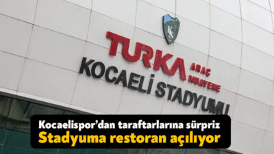 Kocaelispor, TURKA Kocaeli Stadyumu’nu yalnızca bir maç merkezi değil, taraftarların