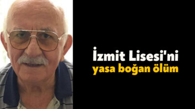 Eski ilçe milli eğitim müdürlerinden, 80'li yıllarda İzmit Lisesi'nde okul