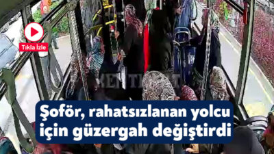 Kocaeli Büyükşehir Belediyesi’nde otobüs şoförü olarak görev yapan Ahmet Taşkın,