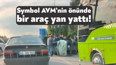 İzmit’te Symbol AVM’nin karşısındaki otobüs durağına yakın bir noktada bugün