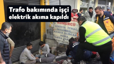 Kocaeli'nin İzmit ilçesinde trafo bakım çalışması sırasında elektrik akımına kapılan