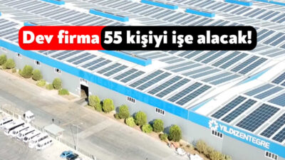 Kocaeli’nin en büyük firmalarından olan Yıldız Entegre, 55 kişiyi işe