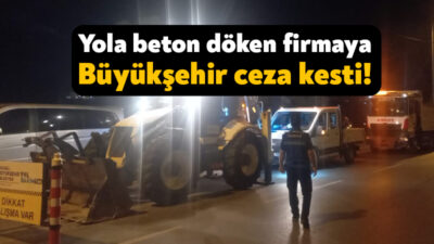 Kocaeli Büyükşehir Belediyesi, kent genelinde çevreyi kirleten ve halkın huzurunu