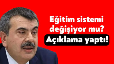 Milli Eğitim Bakanı Yusuf Tekin, eğitim sistemine ilişkin açıklama yaptı.