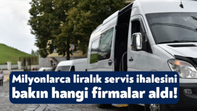 İzmit İlçe Milli Eğitim Müdürlüğü, özel eğitimli öğrencilerin taşıma işi