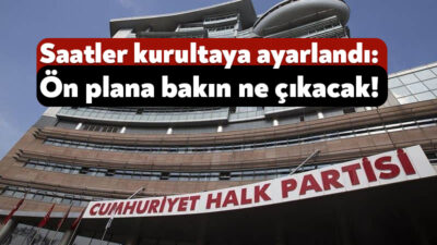 CHP’de gözler kasım ayında gerçekleştirilecek olan 39. Olağan Kurultay’a çevrildi.