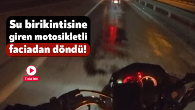 İzmit’te bir süre önce motosiklet kazası meydana geldi. Yolda oluşan