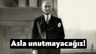 Bugün Atatürk’ü yitirişimizin yıl dönümü. Saat 09.05’te bu büyük devlet