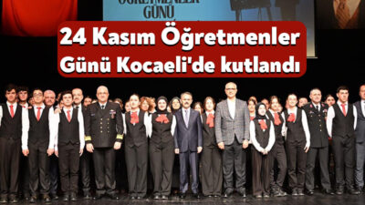 24 Kasım Öğretmenler Günü nedeniyle düzenlenen program Vali İlhami Aktaş’ın
