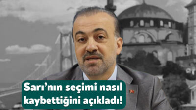 Ak Parti Kocaeli İl Başkanı Şahin Talus, parti il binasında