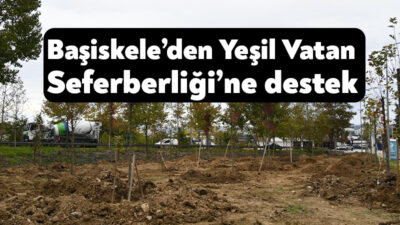 Türkiye genelinde gerçekleştirilen 11 Kasım Milli Ağaçlandırma Günü kapsamında fidan