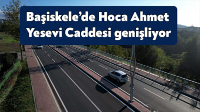 Kocaeli Büyükşehir Belediyesi, Başiskele’nin önemli ulaşım akslarından biri olan Hoca