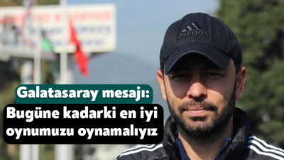 Süper Lig’in 12. haftasında Galatasaray’ı ağırlayacak olan Kocaelispor'da Teknik Direktör