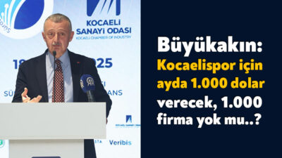 Kocaeli Büyükşehir Belediye Başkanı Tahir Büyükakın, KSO Sürdürülebilir Performans Ödül