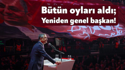 CHP'nin 39'uncu Olağan Kurultayı'nda tek aday Özgür Özel, bin 333